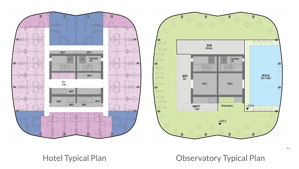 BIM建筑|华南海滨高层设计竞赛方案 / 10 Design