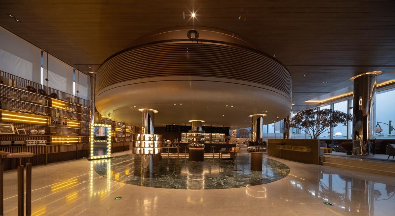 BIM建筑|流动魅力的艺术邂逅 如东金地至尚 ▪ 展示中心 / 成执设计