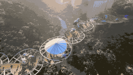 BIM建筑|重庆市北碚区西南大学人行景观桥项目 / 林聪建筑设计工作室