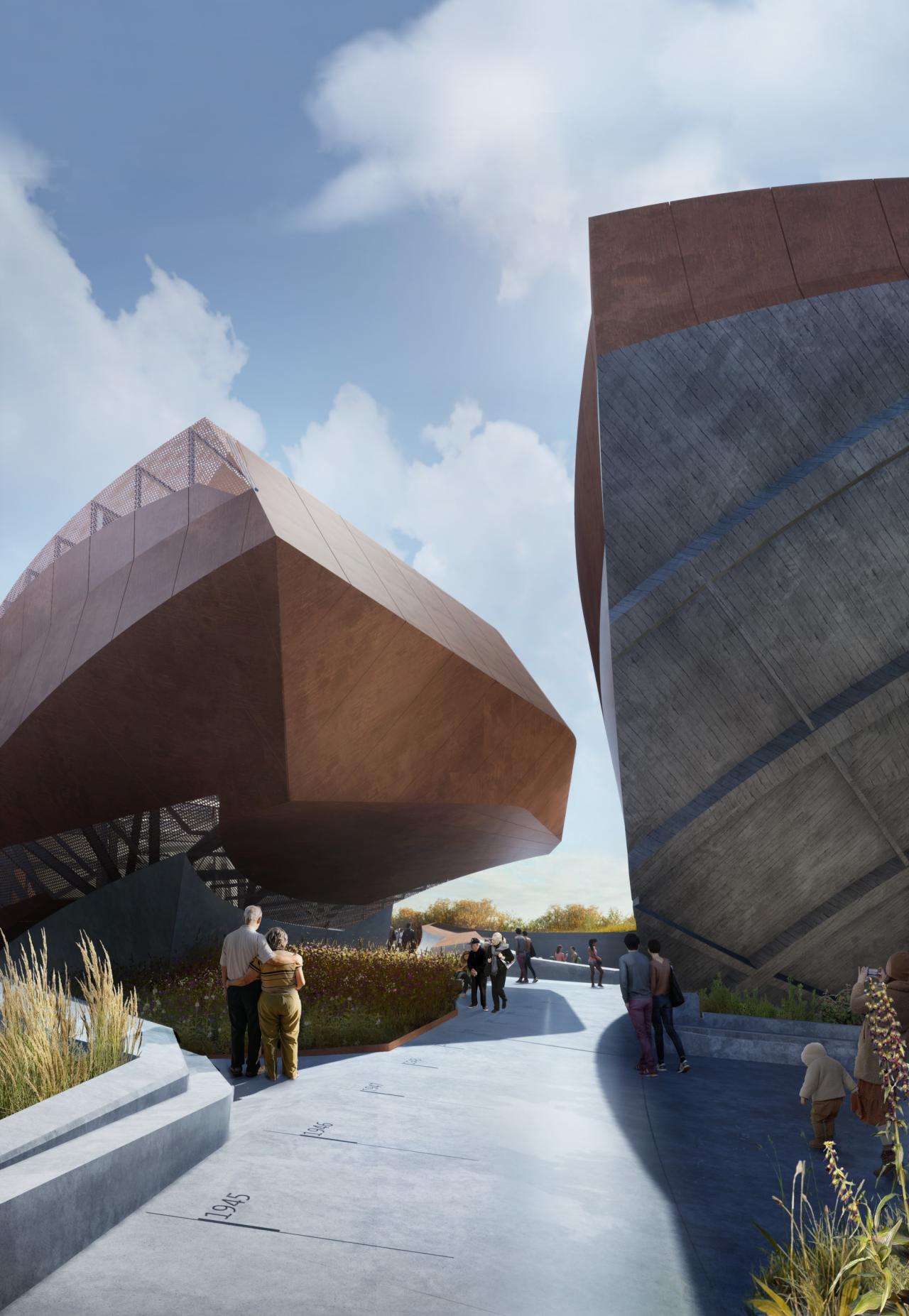 BIM建筑| ‘冷战退伍军人纪念碑’方案 / Oyler Wu