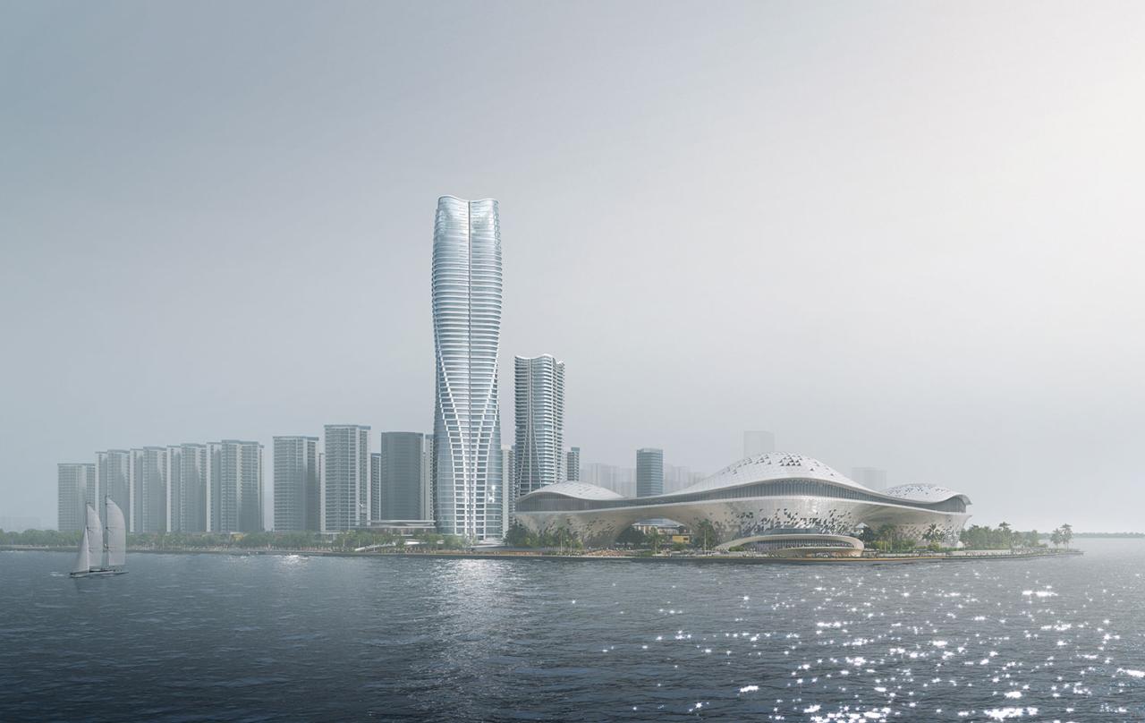 BIM建筑|华南海滨高层设计竞赛方案 / 10 Design