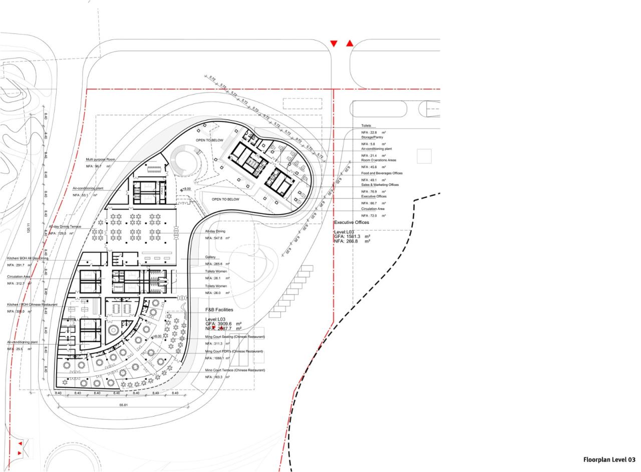 BIM建筑|长沙大王山朗豪酒店 / 蓝天组