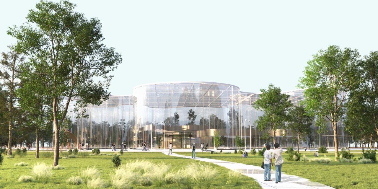 BIM建筑|婺川复园——遵义市务川县文化中心设计方案 / 外行建筑