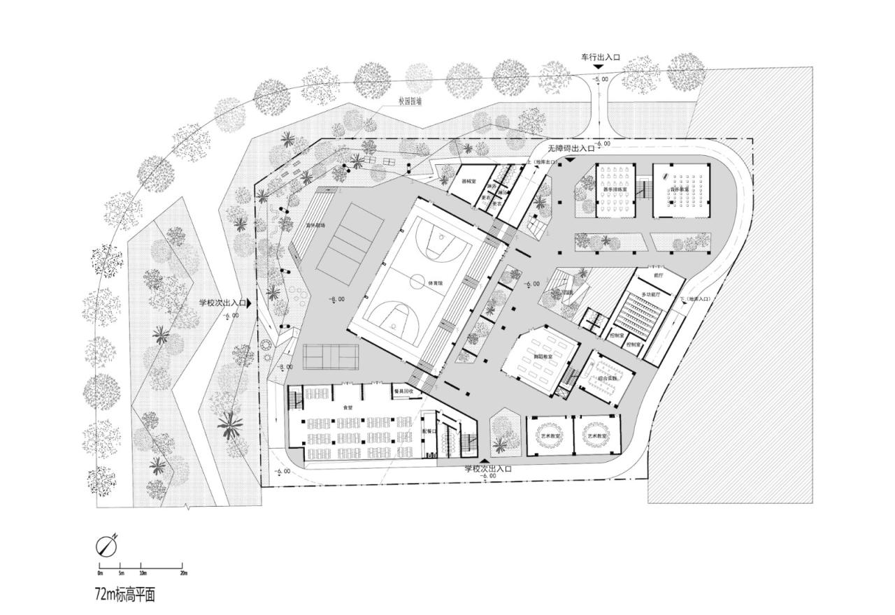 BIM建筑|深圳龙岗下雪村小学 / MAT