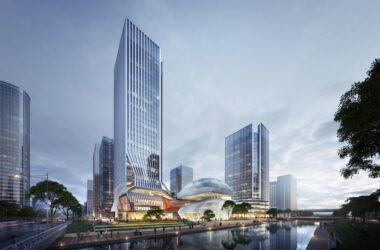 BIM建筑|GEN方案 | 一桥两相望:苏州高铁新城双子塔-BIM建筑网