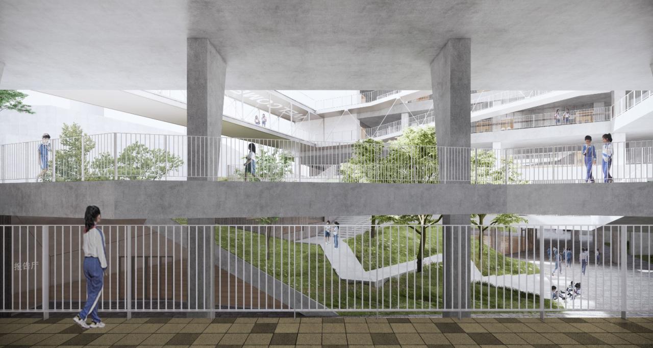 BIM建筑|深圳龙岗下雪村小学 / MAT