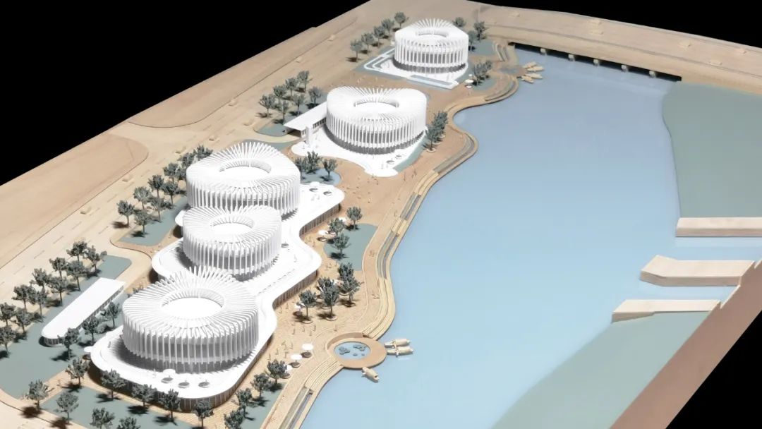 BIM建筑|兰花阁 ：‘城市山谷’中的滨河商街 / UUA