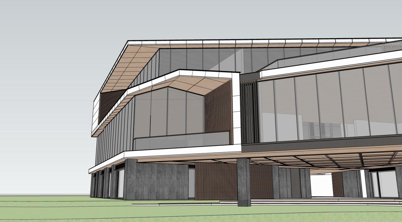 BIM建筑|长在《诗经》里的建筑，嘉鱼诗经美学馆 / BA作品
