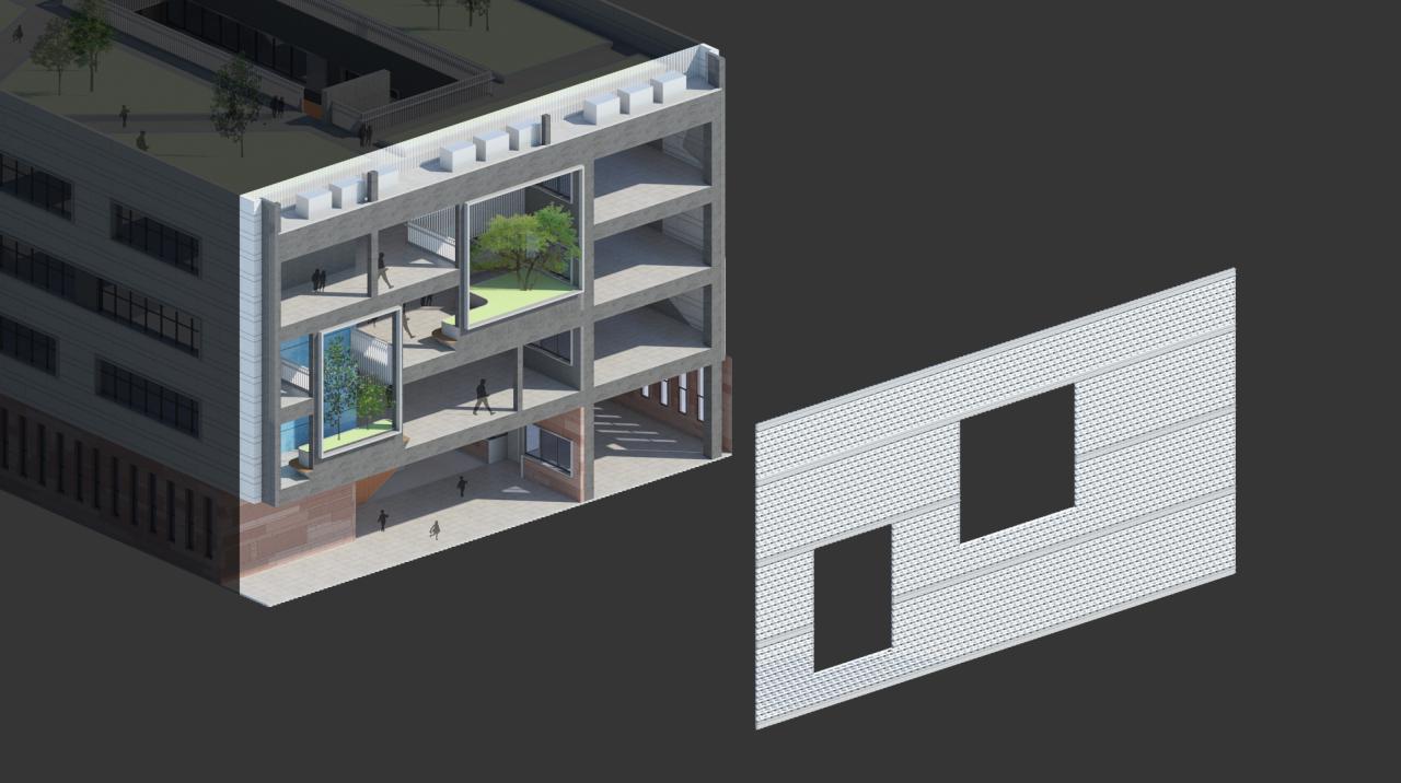 BIM建筑|杭州师范大学附属竞潮小学及幼儿园 / UA尤安设计