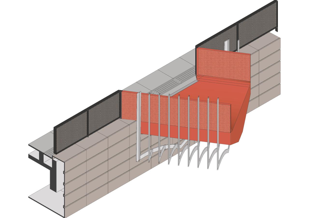 BIM建筑|成都大运会东安湖场馆景观连廊 / 四周建筑