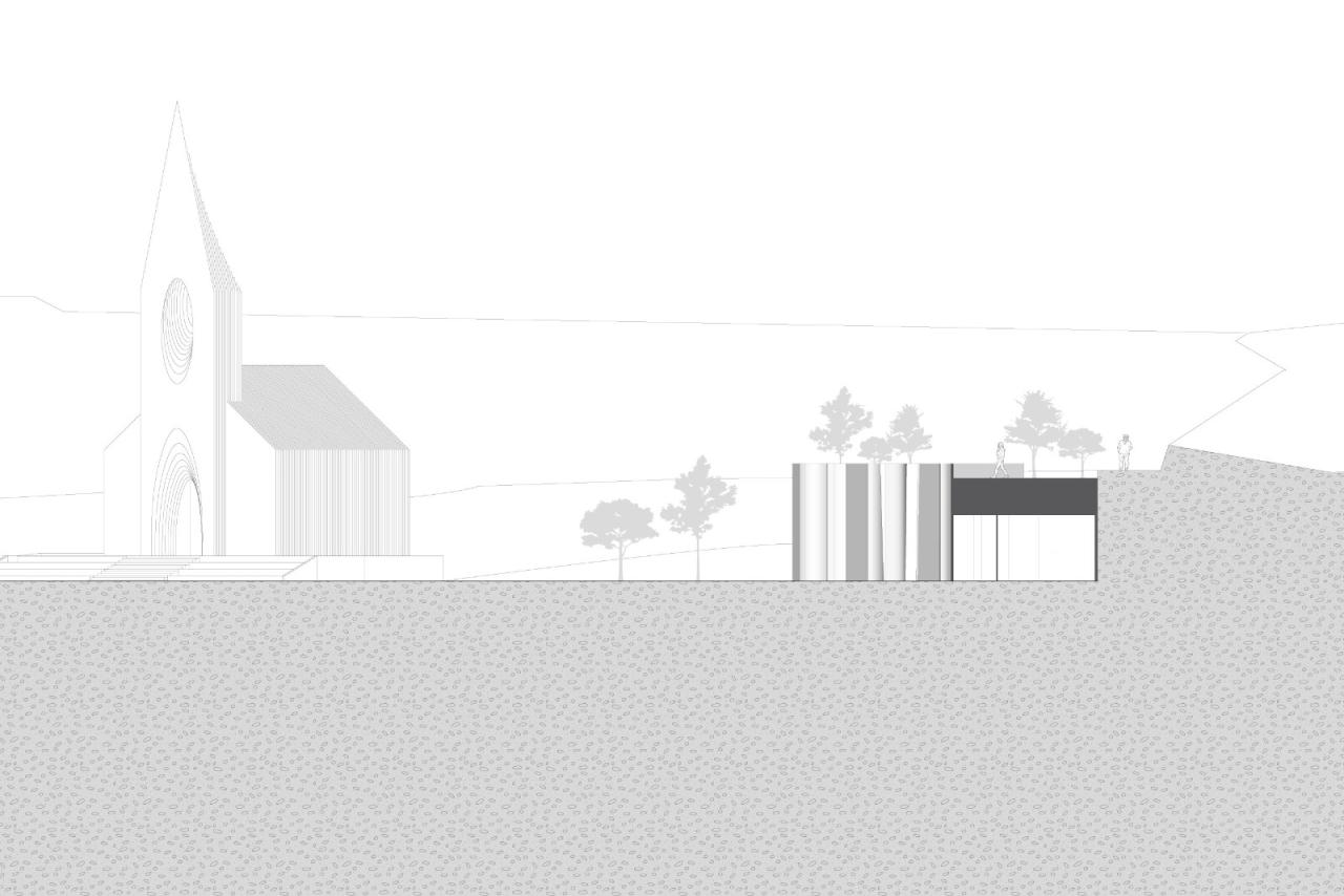 BIM建筑|阿朵小镇公共卫生间 / 栖城设计