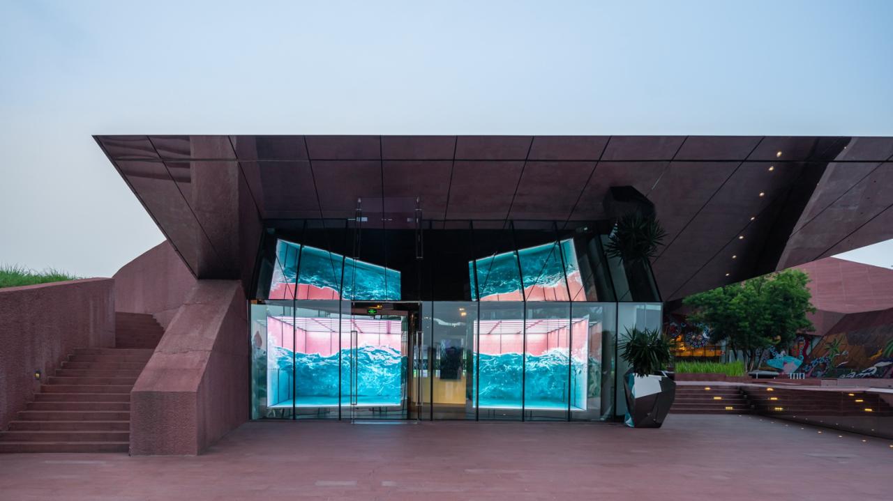 BIM建筑|海镜——万华海南展厅 / SODA