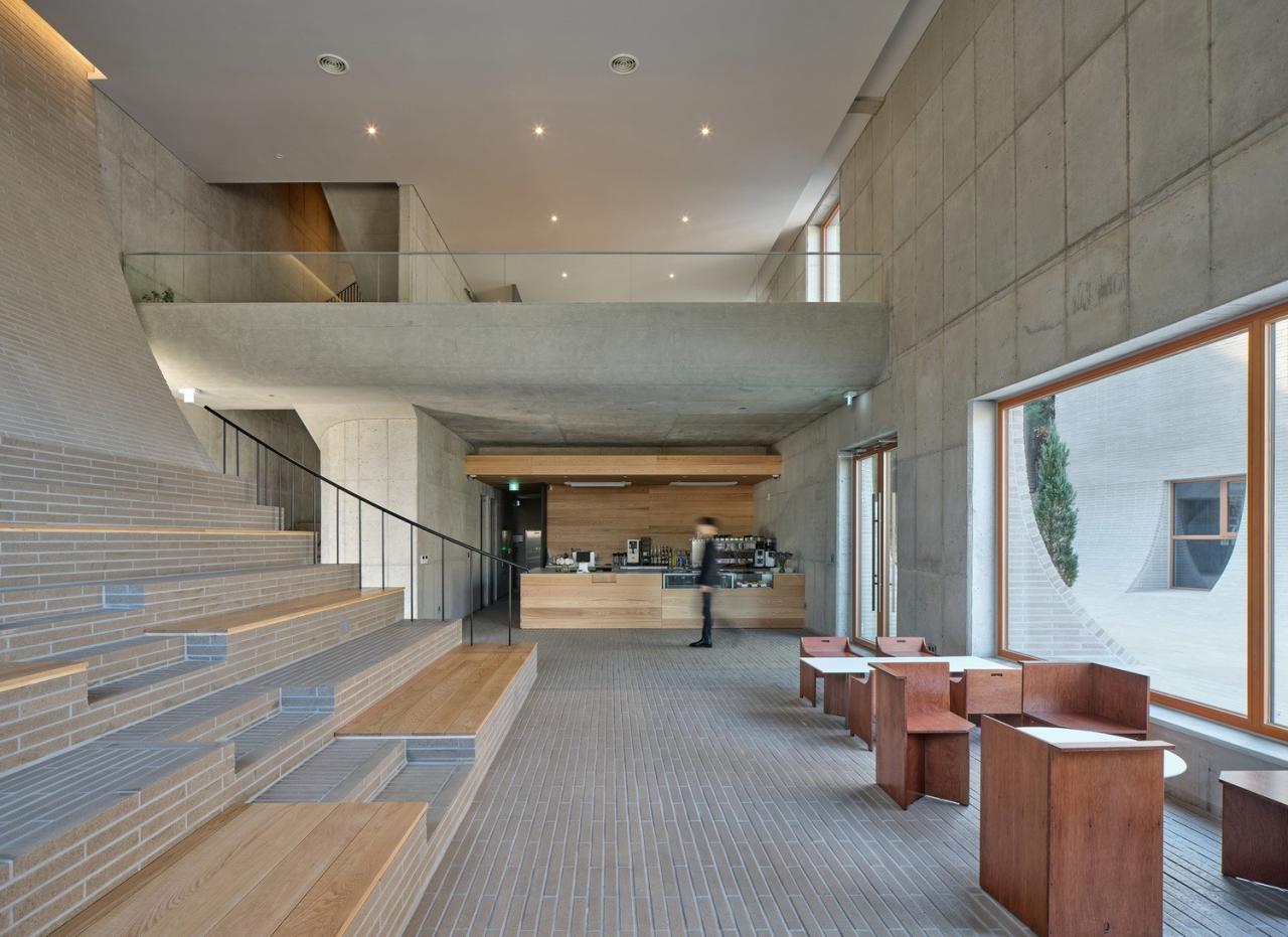 BIM建筑|流水墙体，泰瑞咖啡馆 / NAMELESS Architecture