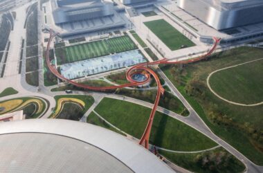 BIM建筑|成都大运会东安湖场馆景观连廊 / 四周建筑-BIM建筑网