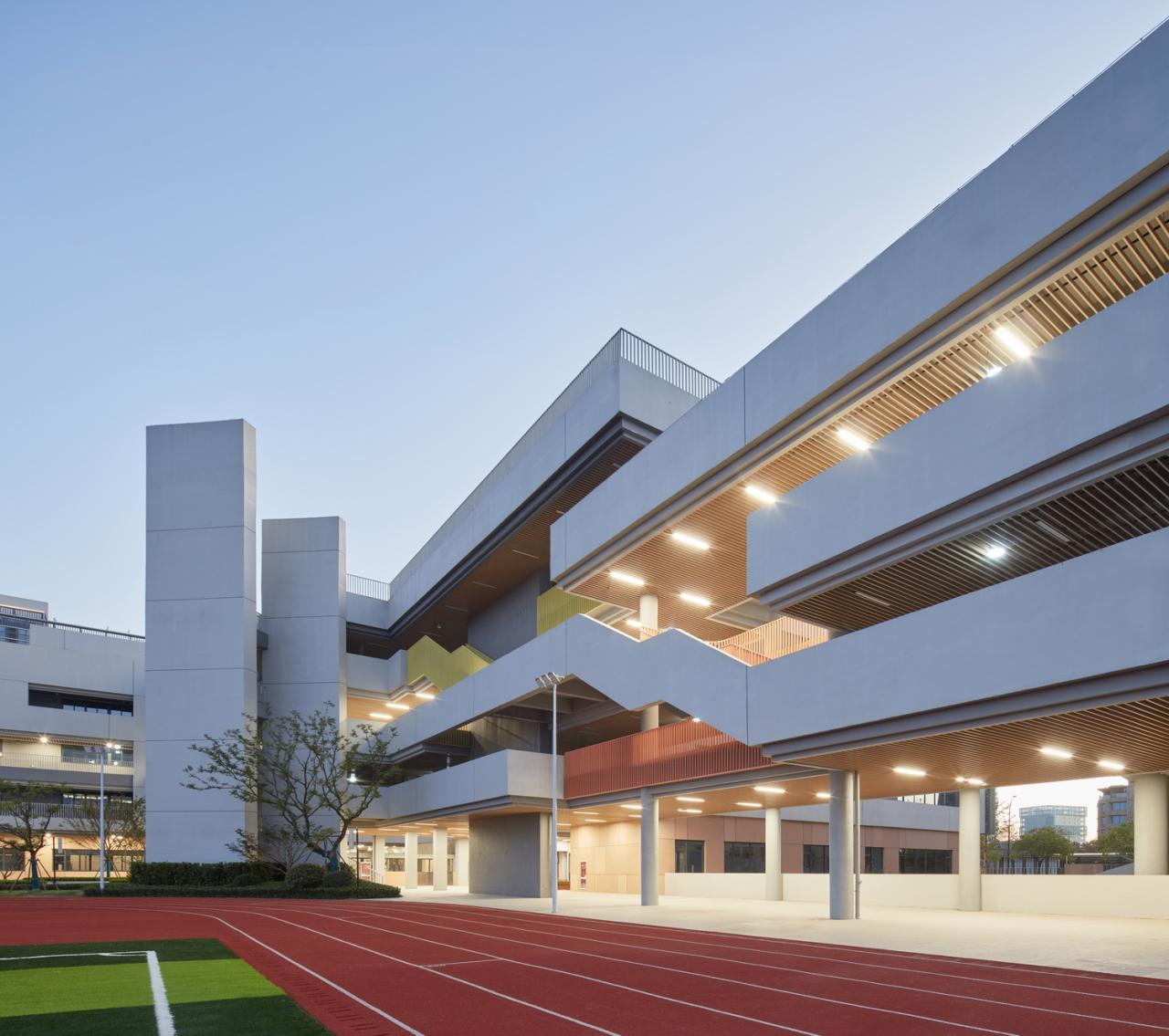 BIM建筑|杭州师范大学附属竞潮小学及幼儿园 / UA尤安设计