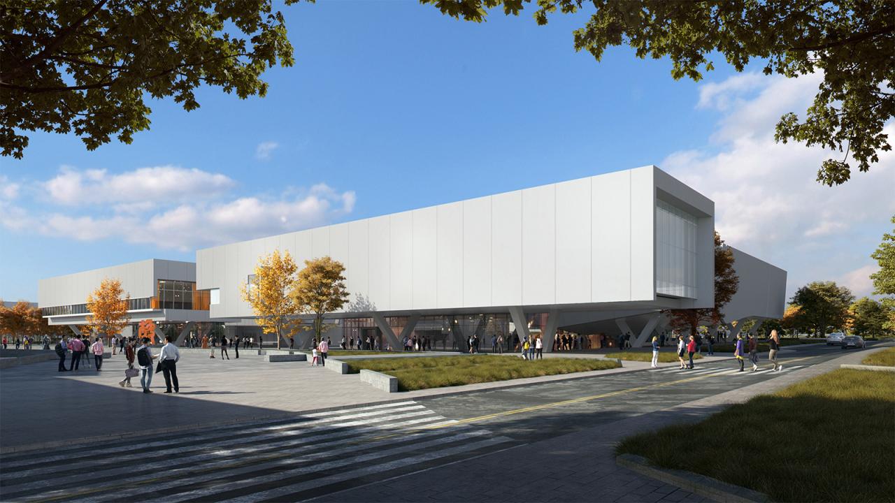 BIM建筑|德克萨斯大学达拉斯分校艺术文化新区 / 墨菲西斯建筑设计事务所