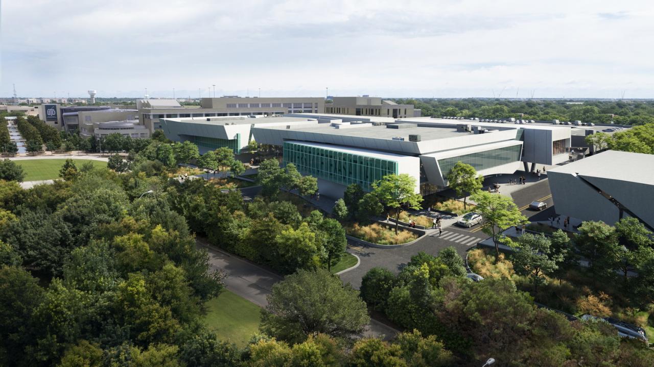 BIM建筑|德克萨斯大学达拉斯分校艺术文化新区 / 墨菲西斯建筑设计事务所