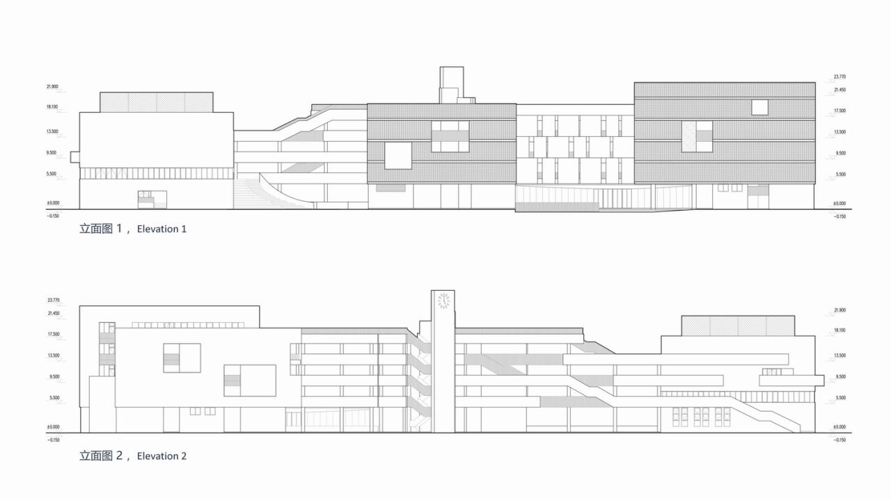 BIM建筑|杭州师范大学附属竞潮小学及幼儿园 / UA尤安设计