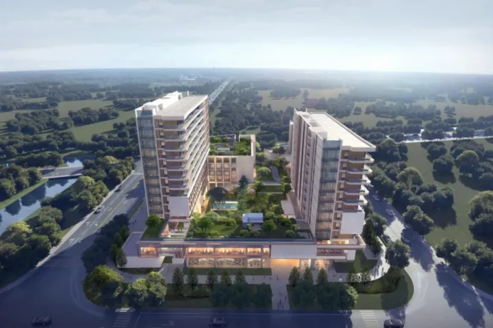 BIM建筑|理想社区：城市型康养， 国华人寿首家国际康养中心 / 栖城设计