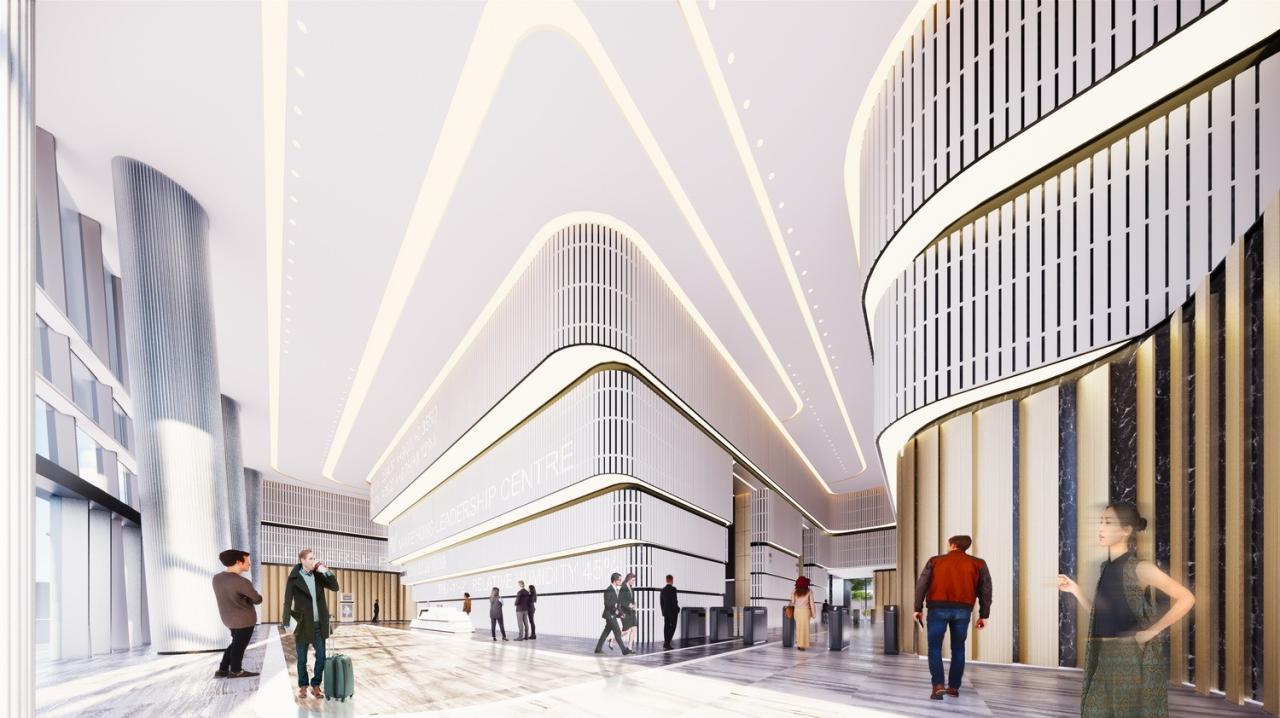 BIM建筑|西安南飞鸿乐荟中心，城市生态商业体 / Aedas