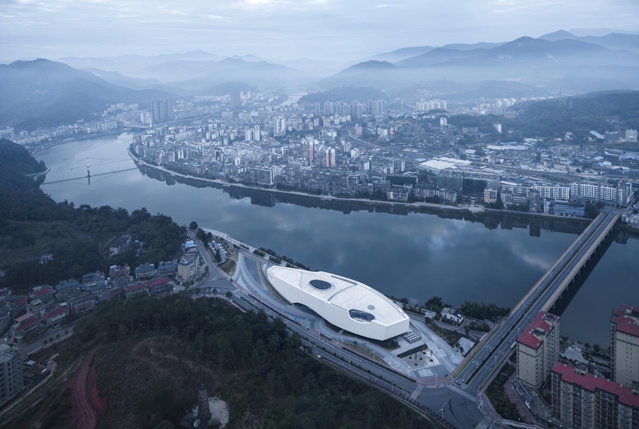 BIM建筑|在地为人，寄乡愁于山水——顺昌博物馆 / 浙江大学建筑设计研究院