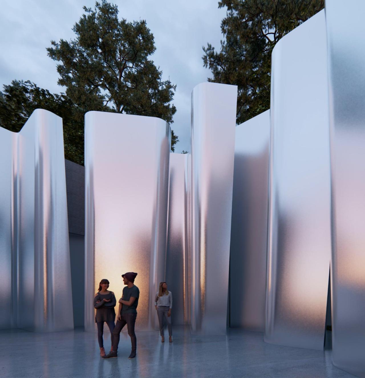 BIM建筑|阿朵小镇公共卫生间 / 栖城设计