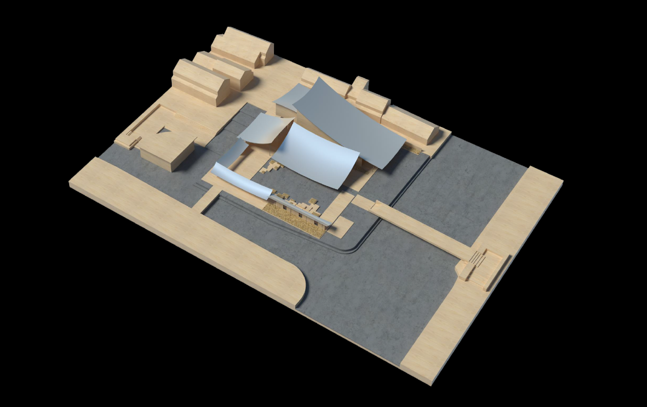 BIM建筑|向史而新：謇里小镇展览馆 / goa大象设计