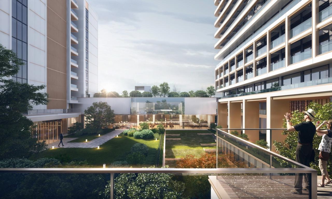 BIM建筑|理想社区：城市型康养， 国华人寿首家国际康养中心 / 栖城设计