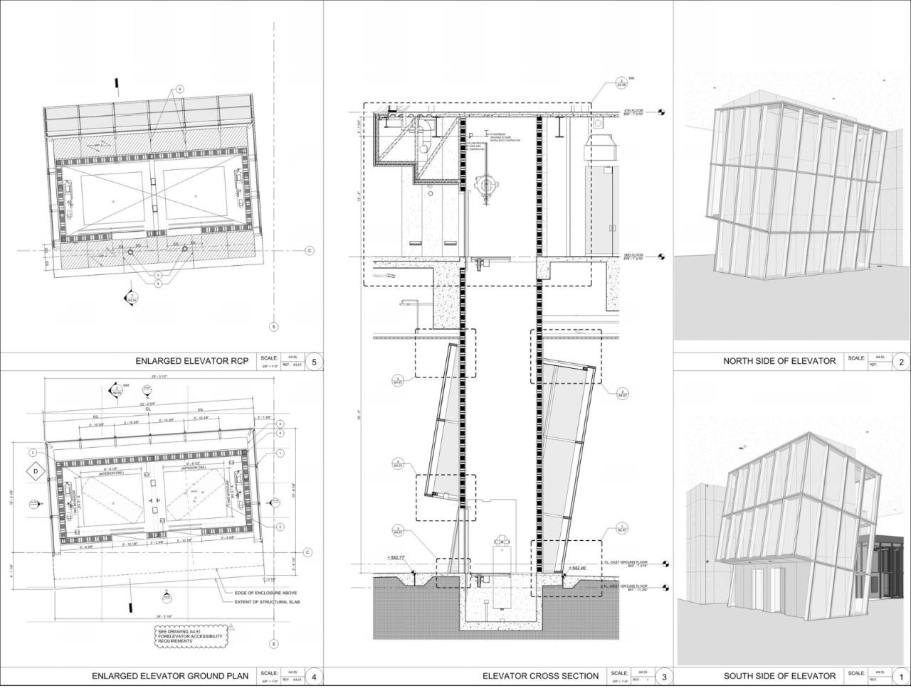 BIM建筑|Riverside 市立图书馆 / Johnson Favaro