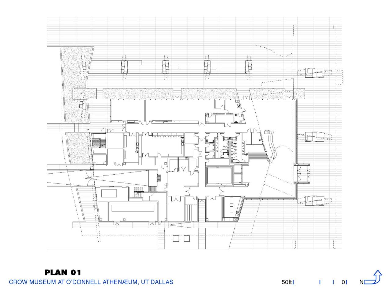 BIM建筑|德克萨斯大学达拉斯分校艺术文化新区 / 墨菲西斯建筑设计事务所