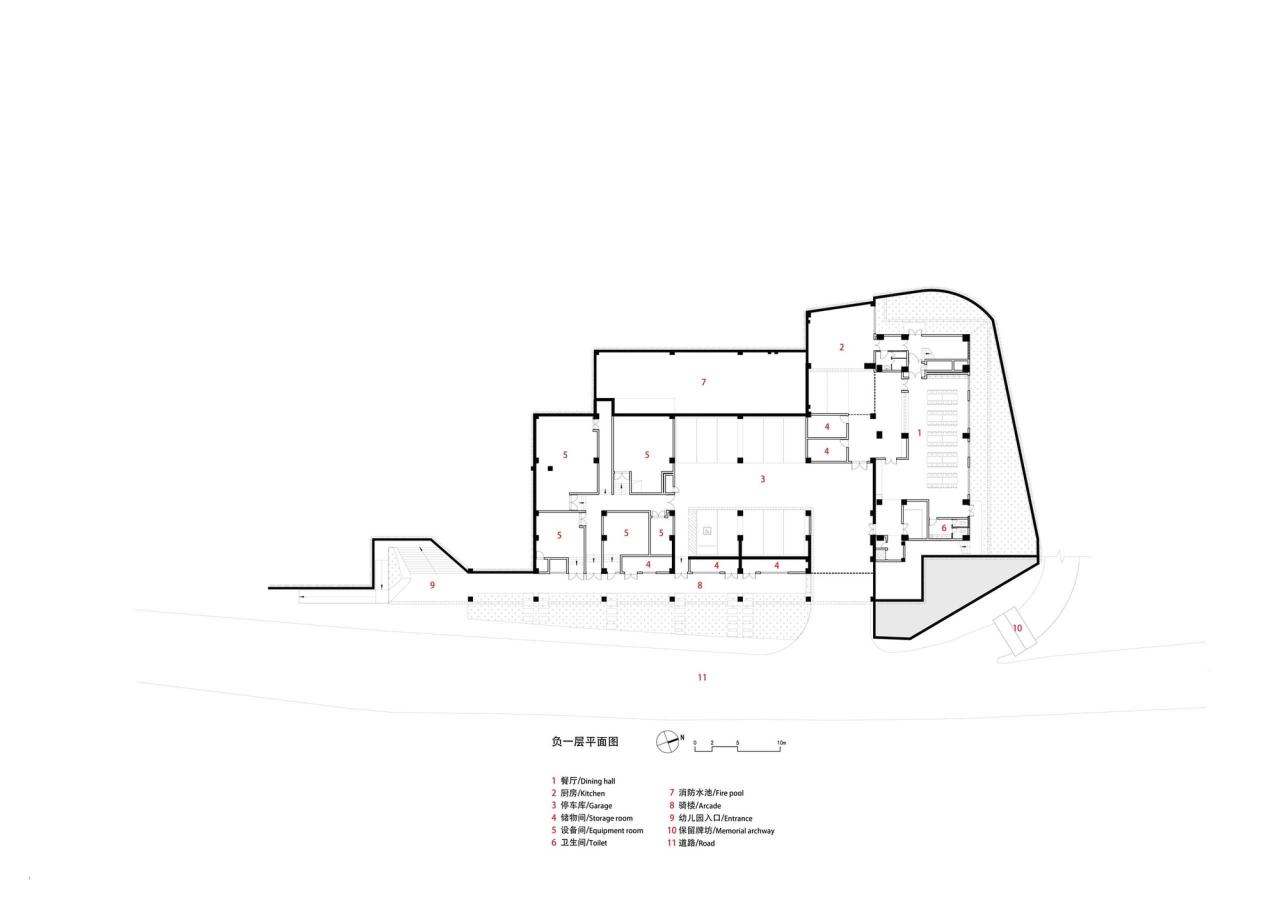 BIM建筑|九寨沟县启航幼儿园 / 东意建筑