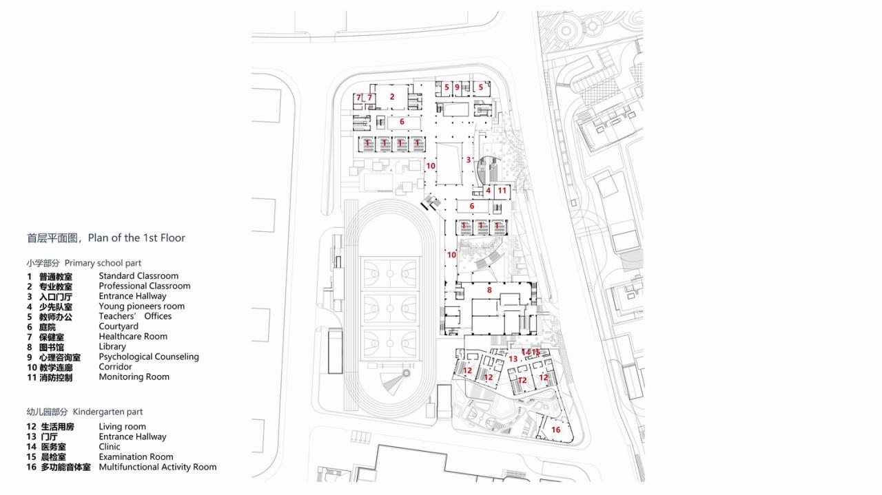 BIM建筑|杭州师范大学附属竞潮小学及幼儿园 / UA尤安设计