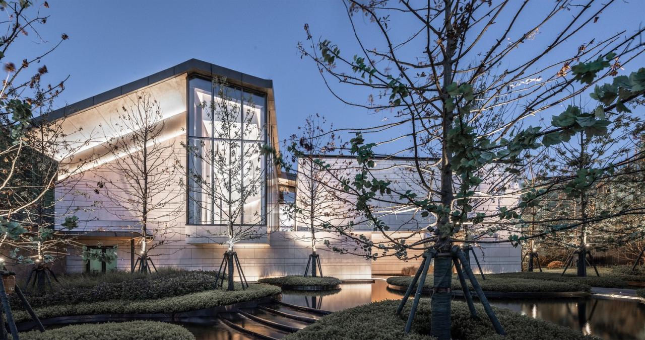 BIM建筑|上海中信泰富-仁恒海和院展示中心 / UA尤安设计