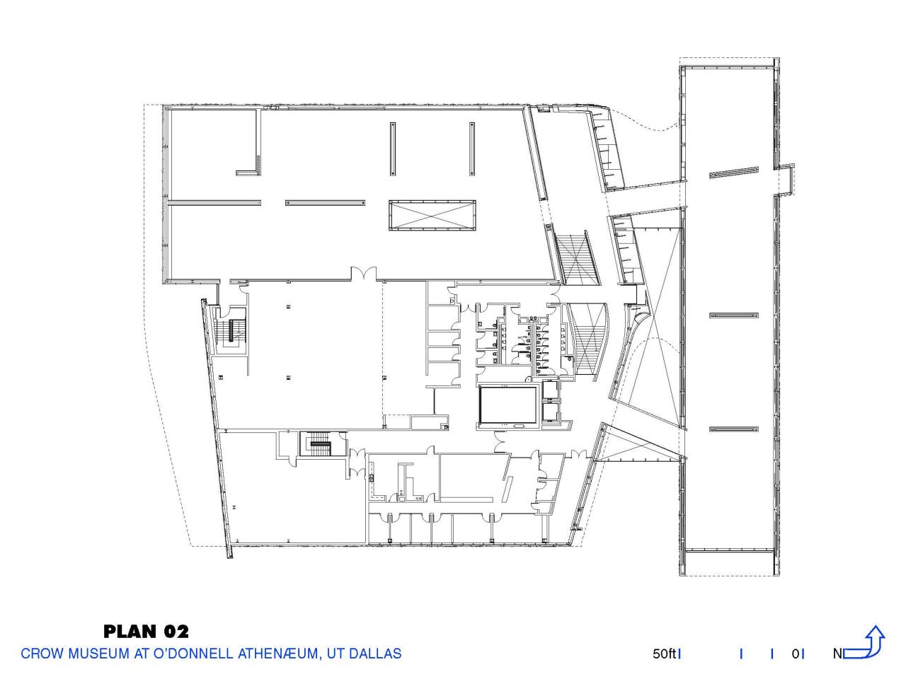BIM建筑|德克萨斯大学达拉斯分校艺术文化新区 / 墨菲西斯建筑设计事务所
