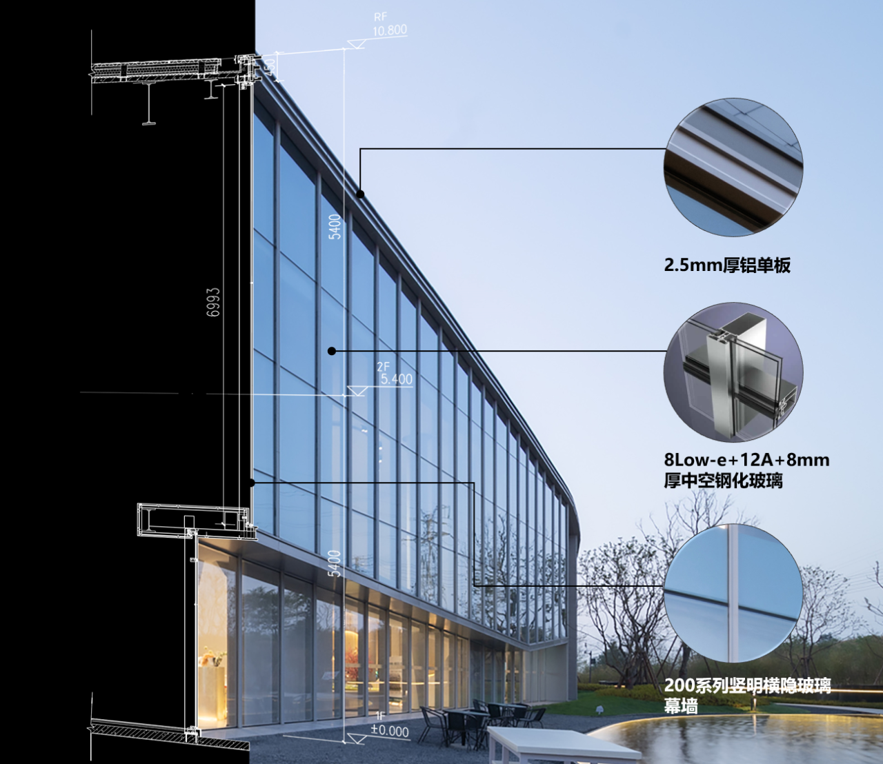 BIM建筑|丝带萦绕于山林间的遐想-昆明华侨城 ▪ 滇中乐活城社区中心 / 成执设计