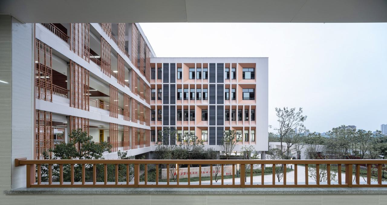 BIM建筑|开放式教育园林——宁波万科潘火实验中学 / UA尤安设计