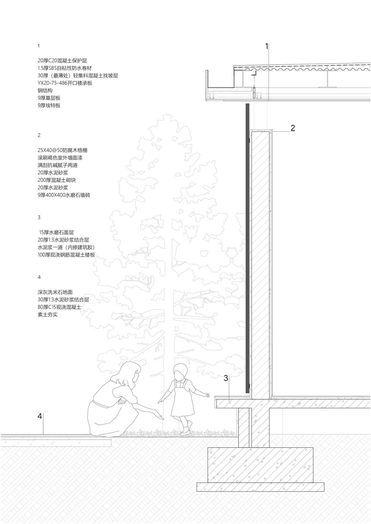 BIM建筑|梁子湖长岭渡口景观公厕 / 原榀建筑