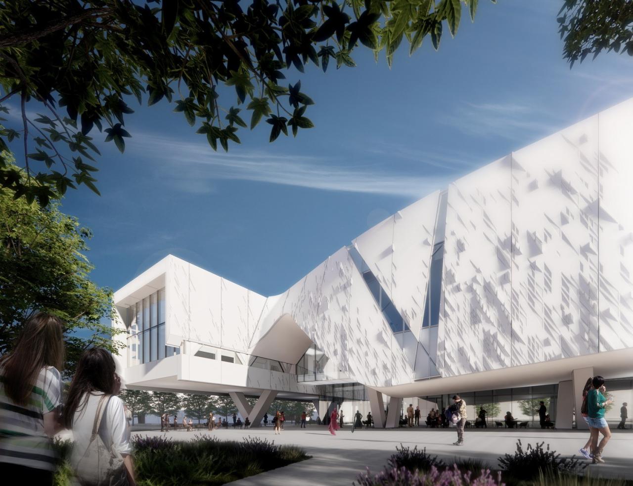 BIM建筑|德克萨斯大学达拉斯分校艺术文化新区 / 墨菲西斯建筑设计事务所