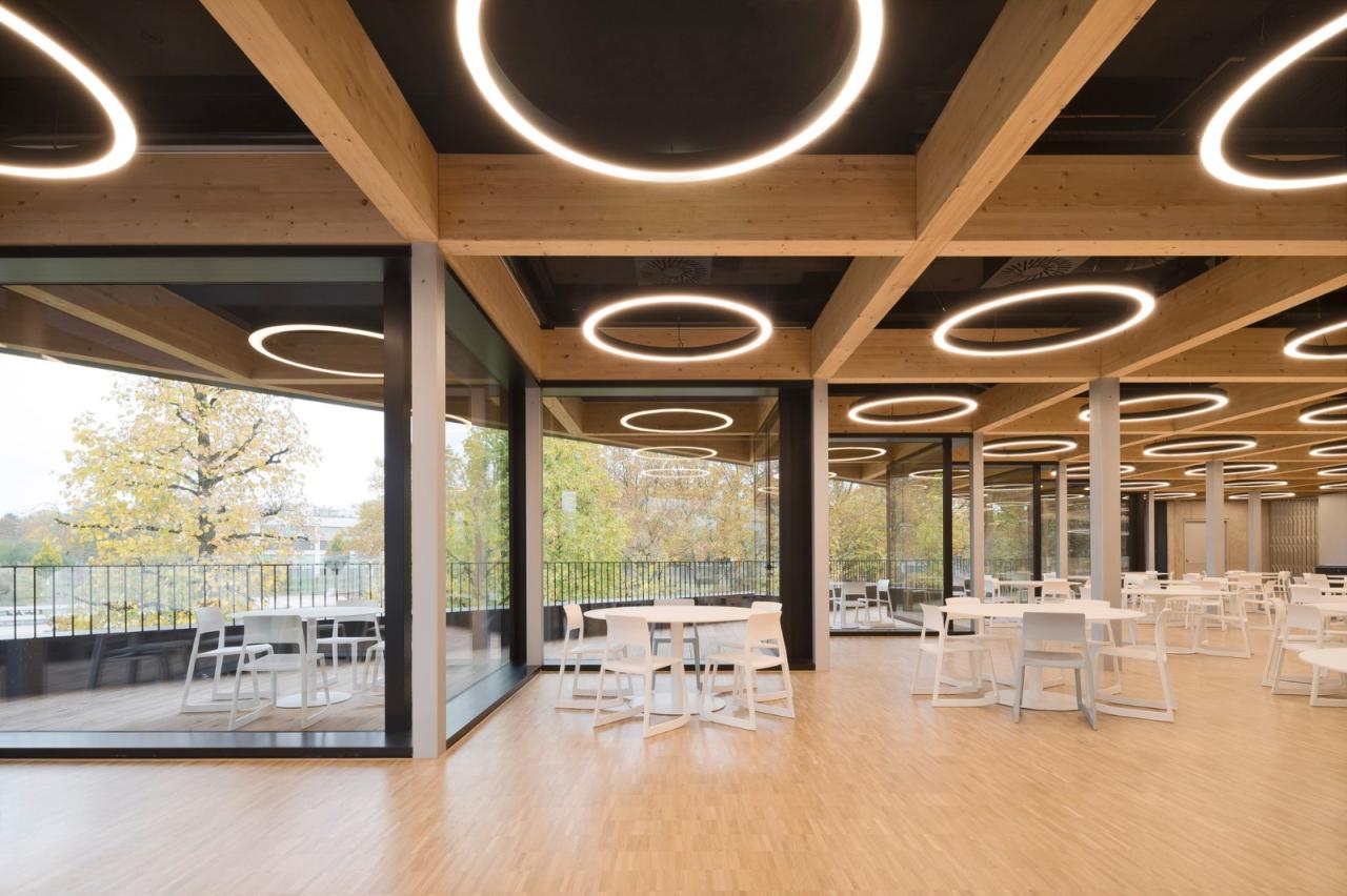 BIM建筑|旋转45度，校园食堂与媒体中心 / wulf architekten