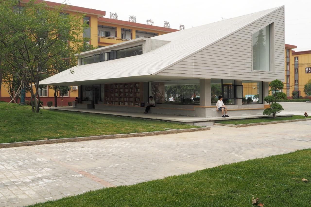 BIM建筑|西安高新第六高级中学图书馆 / 垣建筑·西安建筑科技大学建筑学院