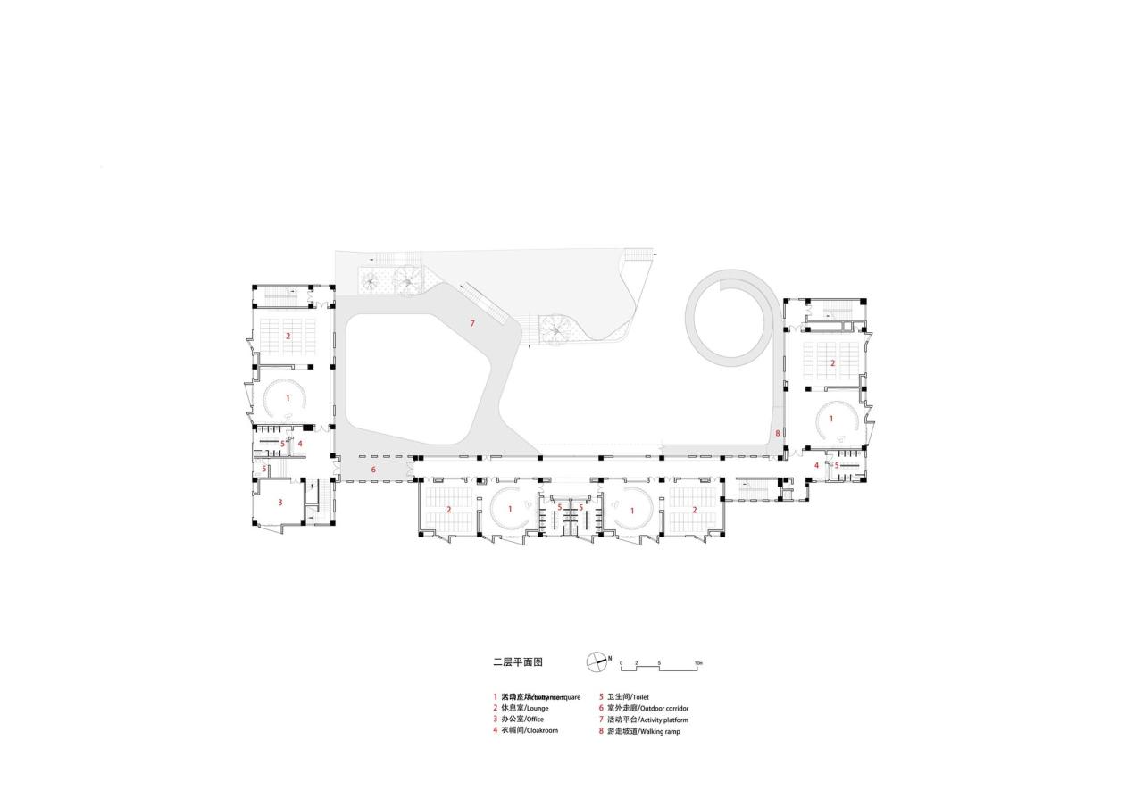 BIM建筑|九寨沟县启航幼儿园 / 东意建筑