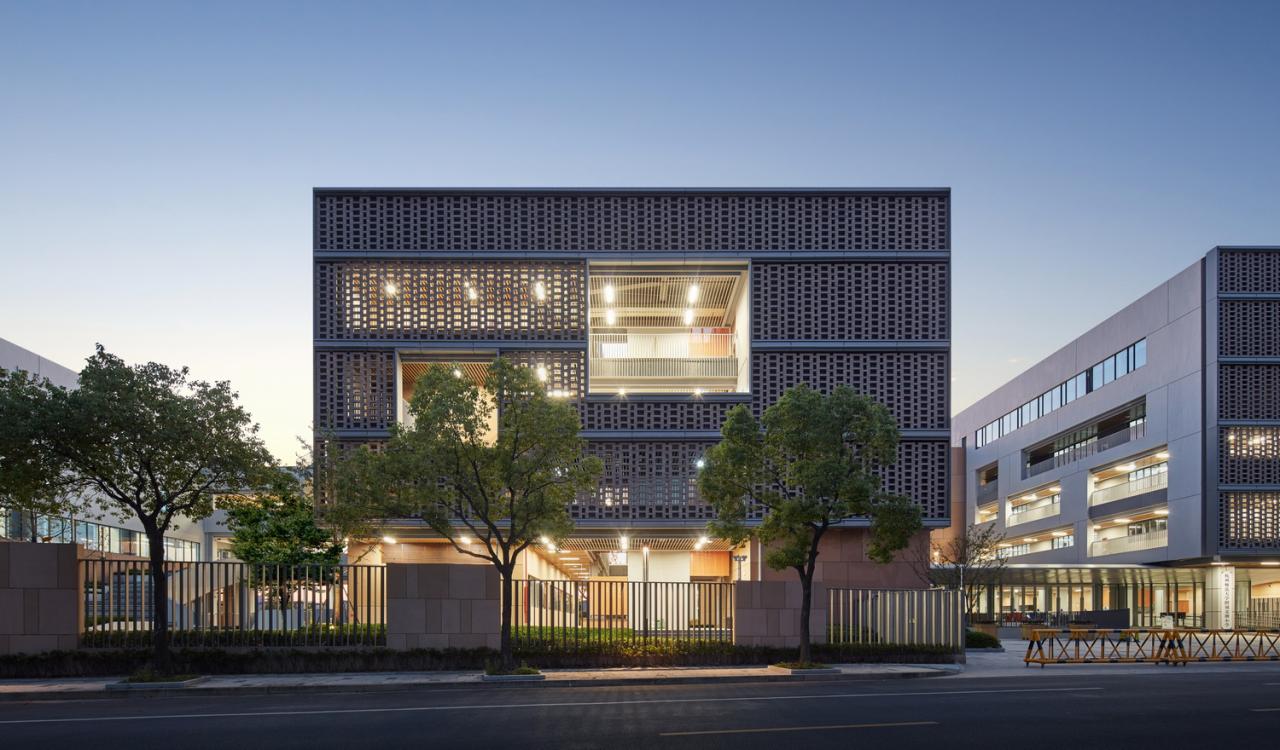 BIM建筑|杭州师范大学附属竞潮小学及幼儿园 / UA尤安设计