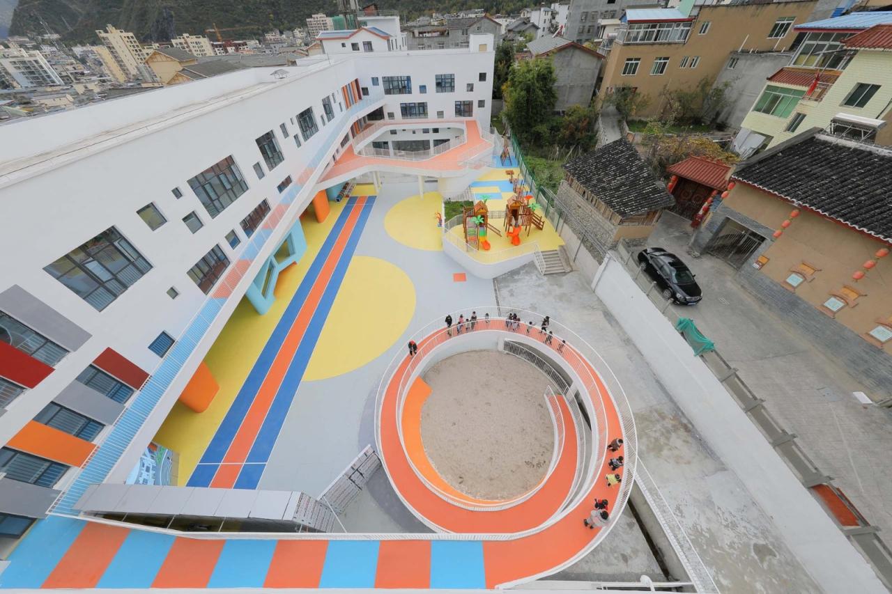 BIM建筑|九寨沟县启航幼儿园 / 东意建筑