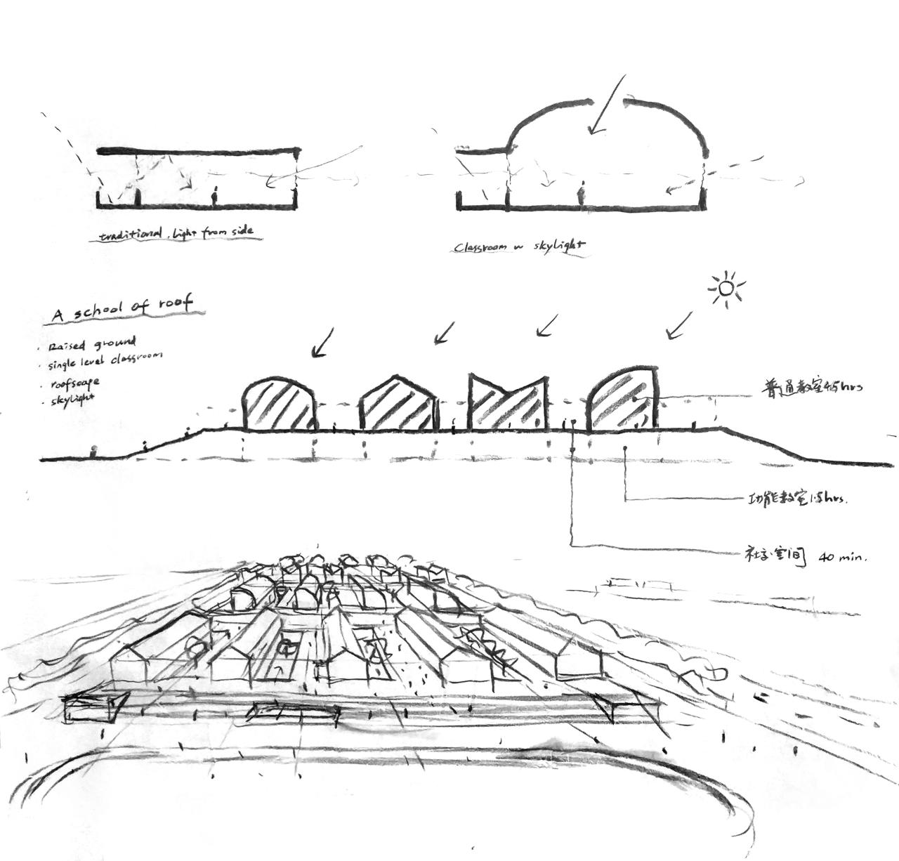 BIM建筑|平行与光的学校——青衣江路小学校 / 迹·建筑事务所（TAO）