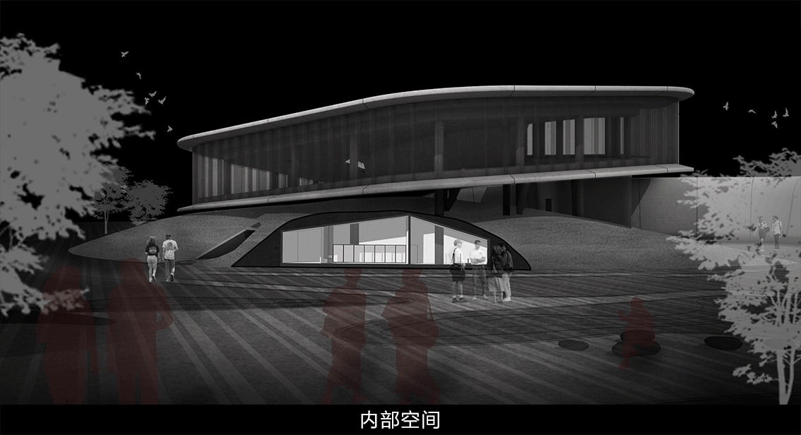 BIM建筑|反重力生长的有机体—洪湖·新滩展示中心 / UA尤安设计