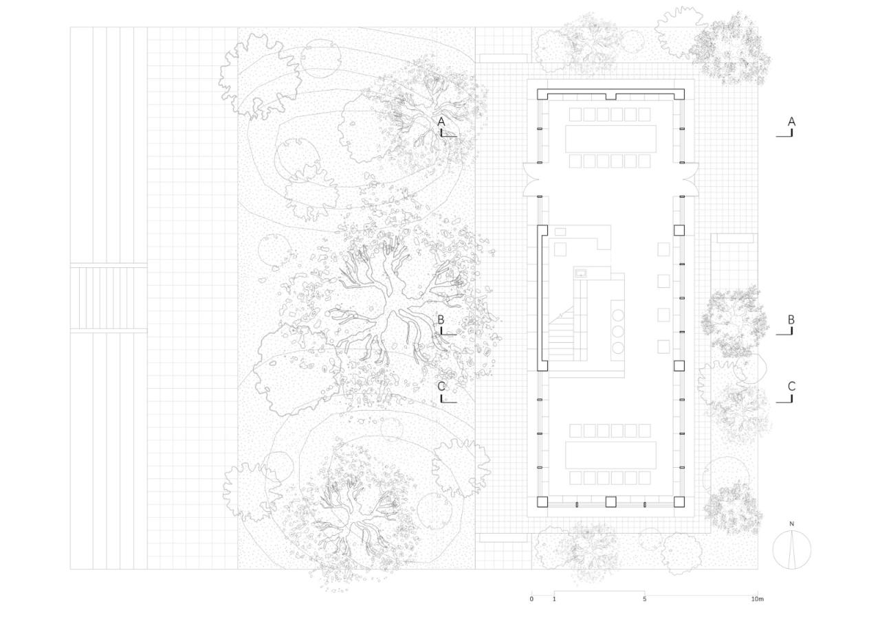 BIM建筑|西安高新第六高级中学图书馆 / 垣建筑·西安建筑科技大学建筑学院