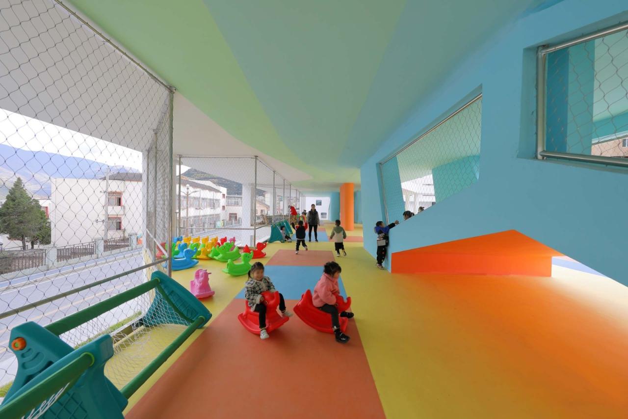 BIM建筑|九寨沟县启航幼儿园 / 东意建筑