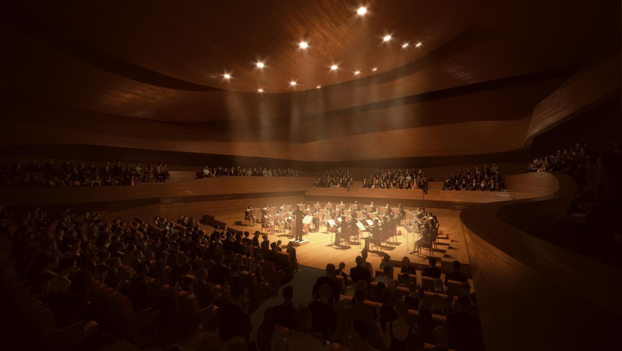 BIM建筑|德克萨斯大学达拉斯分校艺术文化新区 / 墨菲西斯建筑设计事务所