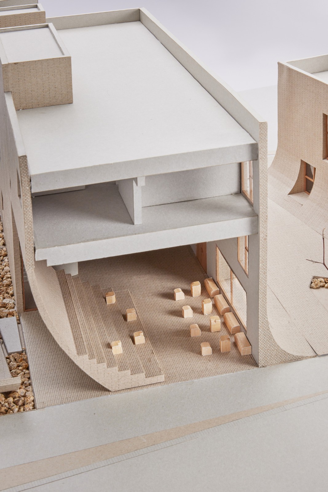 BIM建筑|流水墙体，泰瑞咖啡馆 / NAMELESS Architecture