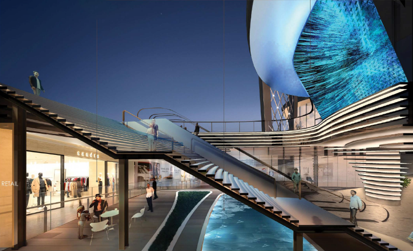 BIM建筑|西安南飞鸿乐荟中心，城市生态商业体 / Aedas